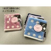 日繊商工 ほんの気持ちですのタグ付きハンカチ:水玉(柄込) fudot-kimoti-tag-90 1箱(90枚入)（直送品）