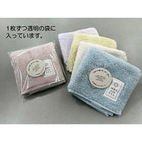 日繊商工 お世話になりましたのタグ付きの無撚糸ハンカチ(色込) WYTTC-osewa-tag-90 1箱(90枚入)（直送品）