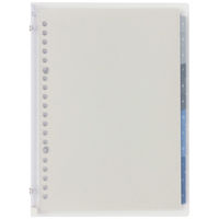 マルマン 【2026年4月版】ノートデダイアリー 月間 A5 20穴 月曜始まり クリア FD424-26-98 1冊（直送品）