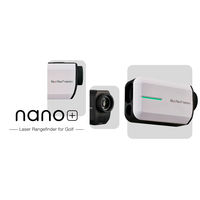 Shotnavi(ショットナビ) ゴルフ用レーザー距離計 nanoプラス ブラック nanoプラスB 1台（直送品）