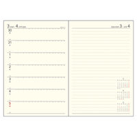 ダイゴー 【2026年4月版】ノートタイプ A5対応 1週間+横罫 薄型 月曜始まり グリーン E9329 1冊（直送品）