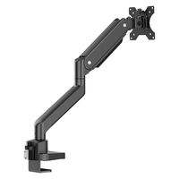 アール・エフ・ヤマカワ モニターアーム メカニカルスプリング式上締めタイプ シングル ブラック RFMA-DT53-SGBK 1台（直送品）