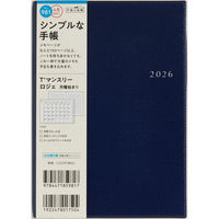 高橋書店 【2026年4月版】T'マンスリーロジェ B6 月間 月曜始まり ネイビー 981 1冊（直送品）
