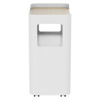 【車上渡し】アール・エフ・ヤマカワ スチール オープンワゴン3段 幅460×奥行290×高さ606ｍｍ ホワイト 1台（直送品）