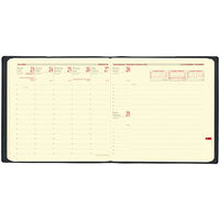 【2026年度 4月始まりダイアリー】　 クオバディス エグゼクティブノート4　アンパラ 両面1週間バーチカル ブループラッセ1冊（直送品）