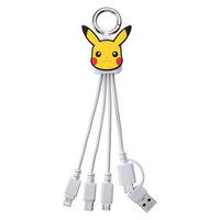 サンクレスト ポケットモンスター マルチケーブル2 ピカチュウ CB-PM05 1個（直送品）