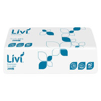 ペーパータオル 中判 パルプ シングル リビィエッセンシャルズペーパータオル 1セット（1パック（200枚入）×40）