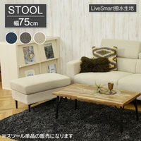 タマリビング アイビィ スツール 幅750mm ブルー 1台（直送品）