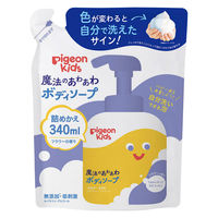 ピジョン ピジョンキッズ 魔法のあわあわボディソープ フラワーの香り 詰め替え用 340ml 1セット（1個×3）