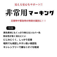 東山 非常用マーキング シルバー EH25-2 1個（直送品）