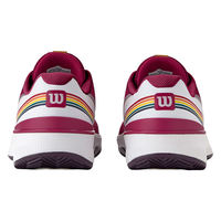 テニス クレー・オムニコートレディース INTRIGUE PRO OMNI ボジョレー×ホワイト×プラムパーフェクト 24.5 WRS337500U（直送品）