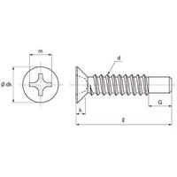 SUNCO GB ステン(+)BRPサラ( D=6 4X30(G=5 (60本入) 21-02-0506-0040-0300-07-60P（直送品）