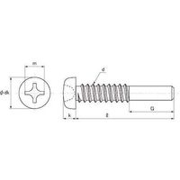 SUNCO ステン(+)BRPナベ G=20 5 X 50 (20本入) 21-02-2000-0050-0500-00-20P（直送品）