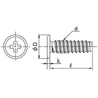 SUNCO SUS(+)スリムヘッド B0タッピン 3 X 8 (40本入) 21-02-A310-0030-0080-00-40P（直送品）