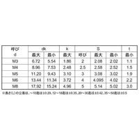 SUNCO 三価ホワイト サラCAP(アンスコ 4×6 (1000本入) A0-00-200A-0040-0060-03 1箱(1000本)（直送品）
