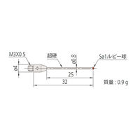 ミツトヨ MS3ー1R25 06ABF412 1個（直送品）