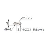 ミツトヨ MS3ーM2メスーアダプタ 06ABN837 1個（直送品）