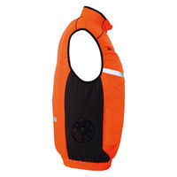 アイトス ベスト(空調服)(男女兼用) AZ-50195-093-L オレンジ 1枚（直送品）