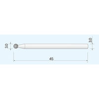 ムラキ ダイヤモンドバー DB8A30 1セット(1個×10)（直送品）