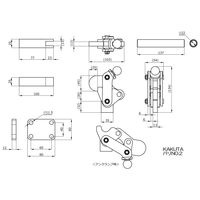 大阪角田興業(株) バリクランプ バリNO.2 1個（直送品）