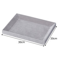 ストア・エキスプレス 接客アクセサリートレイ 大 グレー 2560-1650 1個 61-545-27-6（直送品）