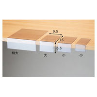 ストア・エキスプレス 【10個】カード差し L型 大 2581-54 1セット(10個) 61-205-4-3（直送品）