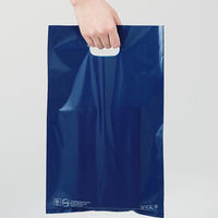 ストア・エキスプレス 【100枚】手提げポリ袋 ソフト型 ネイビー 19×28cm 36046-2436 1セット(100枚)（直送品）