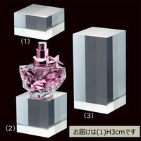ストア・エキスプレス アクリル角柱 5cm角 高さ3cm 5731-1016 1個 61-798-56-1（直送品）
