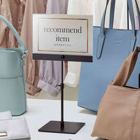 ストア・エキスプレス フレームレス ポップスタンド A5ヨコ ブラック 6265-400 1台 61-820-2-1（直送品）