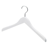ストア・エキスプレス 【10本】木製ハンガー ホワイト(メープル) 屈折型 幅38cm 6533-10104 1セット(10本)（直送品）