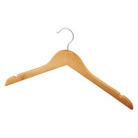 ストア・エキスプレス 【100本】木製ハンガー ナチュラル トップス用 幅38cm 6534-201 1セット(100本)（直送品）