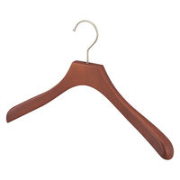 ストア・エキスプレス 【30本】木製ハンガー(ブナ材) 湾曲型 ブラウン 幅38cm 6535-16285 1セット(30本)（直送品）