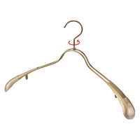 ストア・エキスプレス スチール製ハンガー(丸型) 幅38cm アンティークゴールド 6544-2 1本 61-194-6-2（直送品）