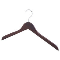 ストア・エキスプレス 【100本】木製ハンガー ブラウン 平型 6700-21931 1セット(100本) 61-656-9-1（直送品）