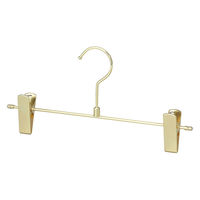 ストア・エキスプレス 【50本】スチール製ボトムハンガー ゴールド 幅30cm 7270-17008 1セット(50本)（直送品）