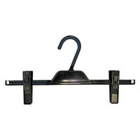 シンコハンガー リバース クリップハンガー 5本組 ブラック 1組(5本)（直送品）