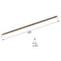 日本精密機械工作 ウッドラッピングスティック ハード 3本 X3312 1箱（直送品）