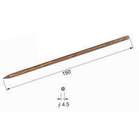 日本精密機械工作 ウッドラッピングスティック ハード 3本 X3322 1箱（直送品）