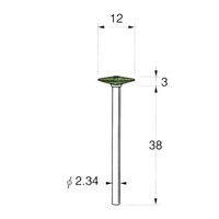 日本精密機械工作 軸付シリコンゴム砥石 5本 R1041 1箱（直送品）