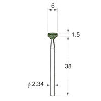 日本精密機械工作 軸付シリコンゴム砥石 5本 R1051 1箱（直送品）