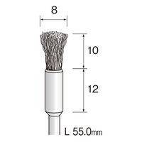 ミニター 金属ブラシ 10本 FC4572 1個（直送品）