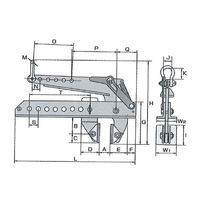 イーグルクランプ コンクリート吊クランプ EST-250 1個（直送品）