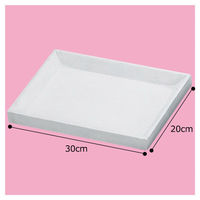 ストア・エキスプレス 接客アクセサリートレイ 大 オフホワイト 2561-285 1個 61-545-27-4（直送品）