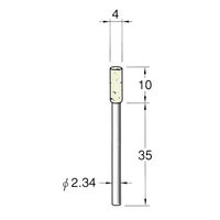日本精密機械工作 軸付フェルトバフ ソフト 5本 F1104 1箱（直送品）