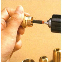 日本精密機械工作 軸付セラミックゴム砥石 金属研削用10本 R2321 1箱（直送品）