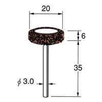 日本精密機械工作 クッションサンダー(不織布) 5本 S2521 1箱（直送品）