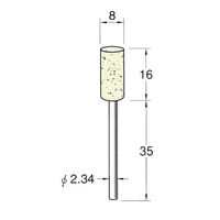 日本精密機械工作 軸付フェルトバフ ソフト 5本 F1108 1箱（直送品）