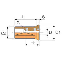 MSTコーポレーション サイドロックスリーブ SS32-25 1個（直送品）