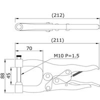 大阪角田興業(株) 標準型ハンドバイス NO.2 1個（直送品）