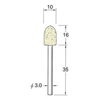 日本精密機械工作 軸付フェルトバフ ハード 5本 F3610 1箱（直送品）